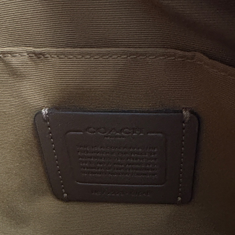 Coach Tangerine/Orange Leather Handbag - Picture 6 of 8